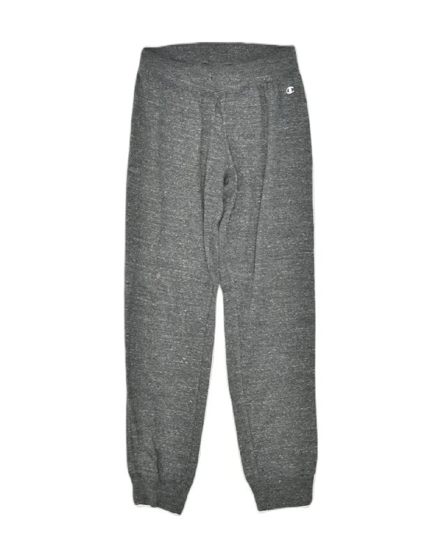 CHAMPION Womens Tracksuit Trousers Joggers UK 6 XS Grey Cotton