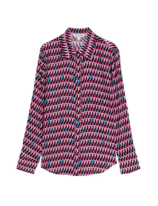 Cupro Rich Printed Shirt