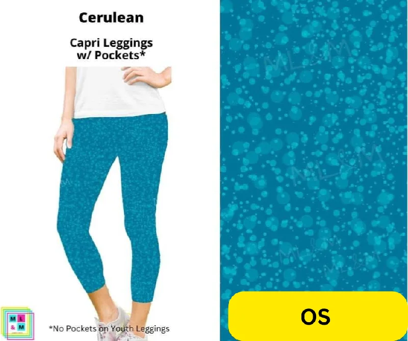 Cerulean Capri Length w/ Pockets