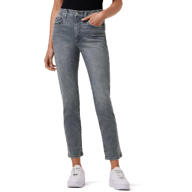 Joe's Womens High Rise Ankle Straight Leg Jeans