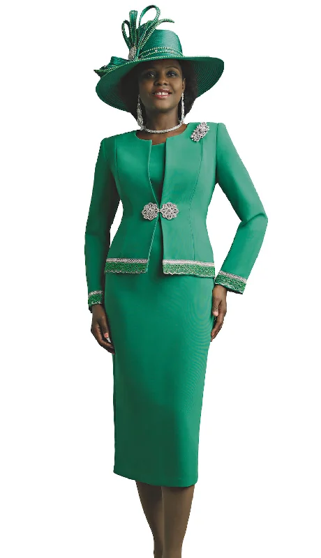 Lily And Taylor Suit 4272-Emerald