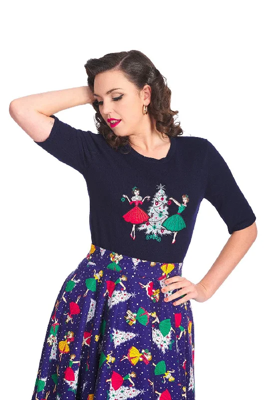 Vintage Christmas Holiday Jumper