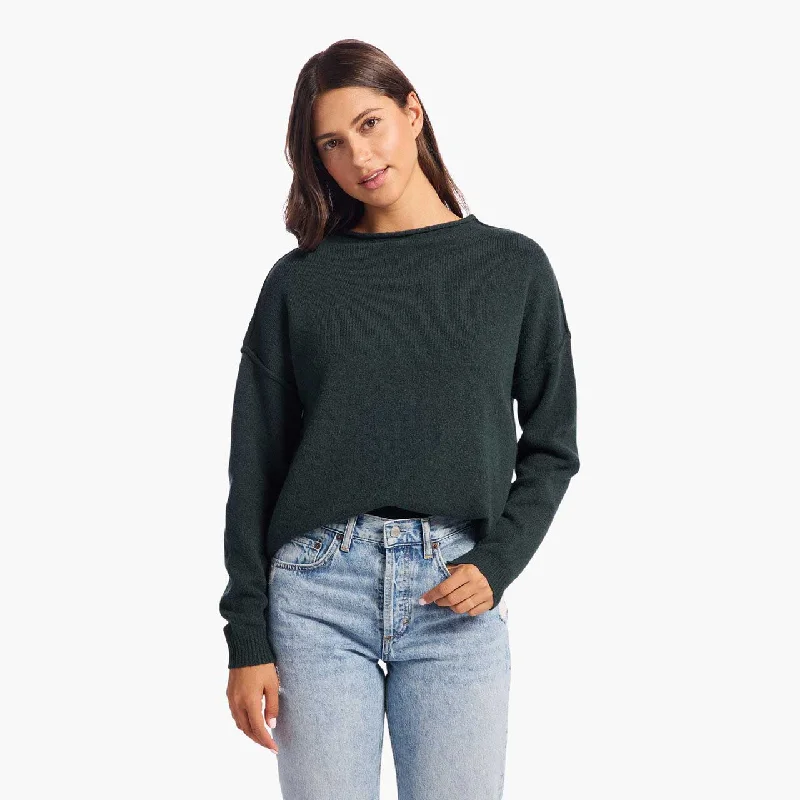 Cozy Knit Mock Neck Sweater | Alpine