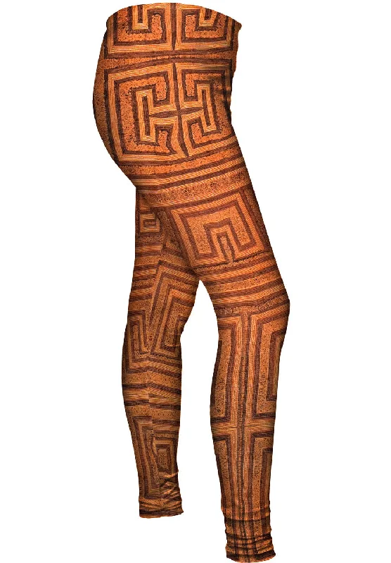 African Tribal Kuba Cloth Labyrinth