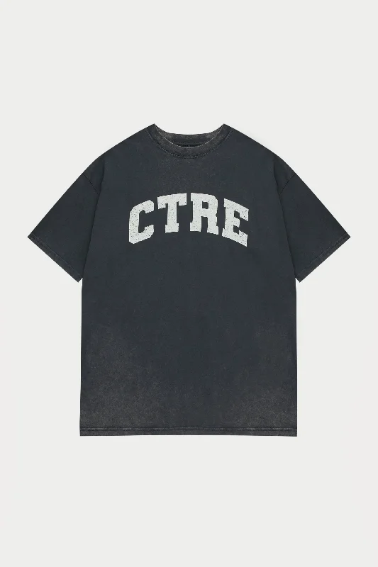 CTRE ACID WASH CRACKED T-SHIRT - ACID WASH