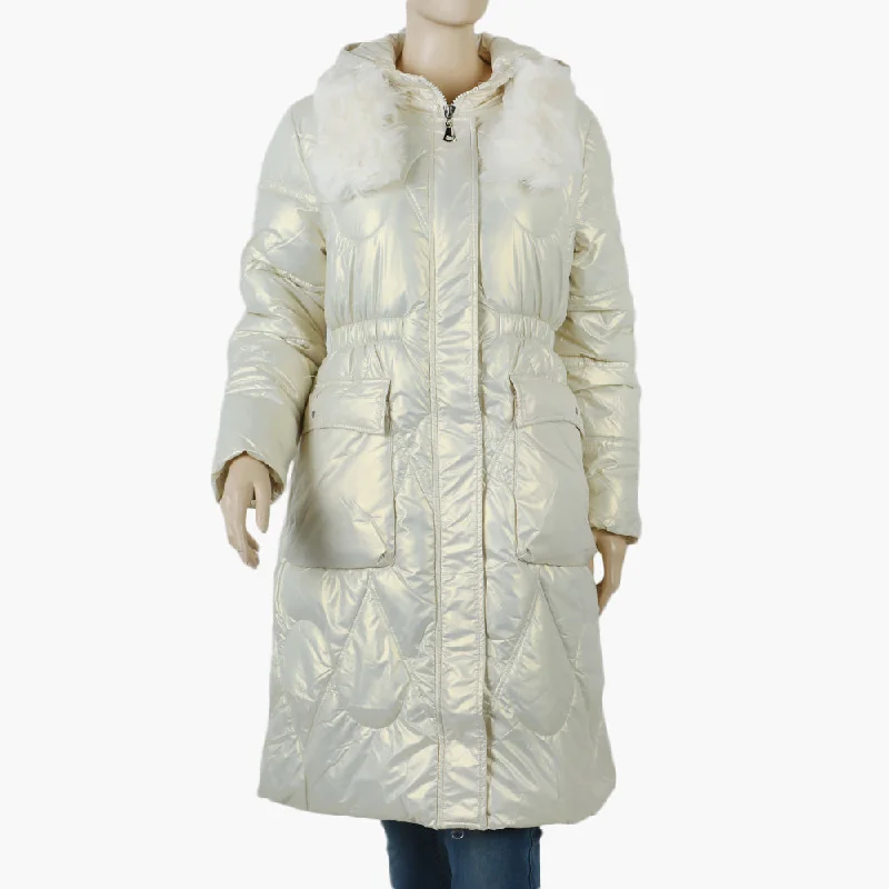 Women's Long Jacket - Off White