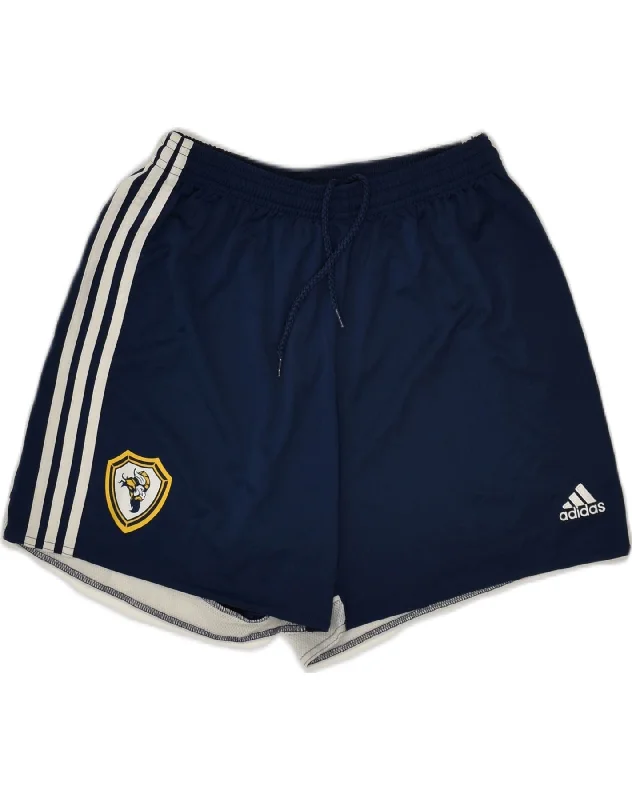 ADIDAS Womens Climacool Sport Shorts UK 12-14 Medium Navy Blue Polyester