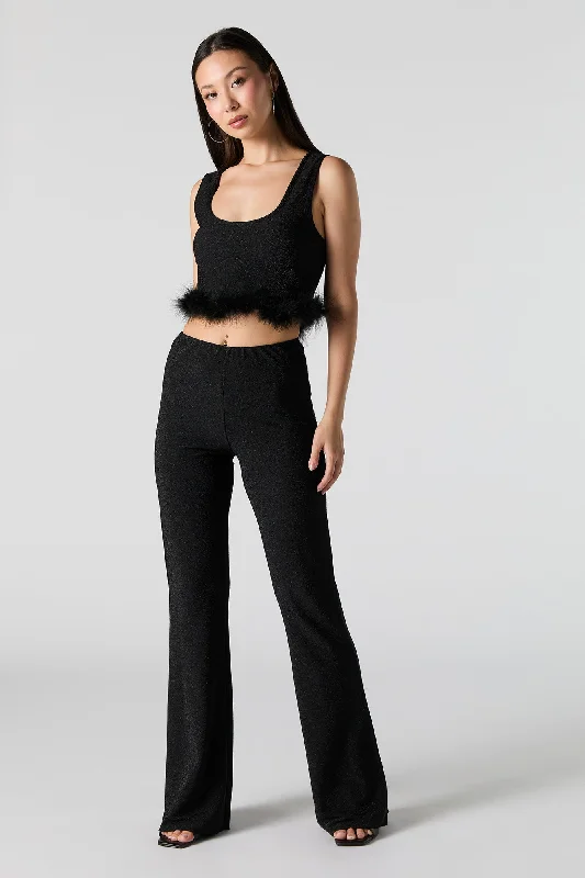 Sparkle Wide Leg Pant