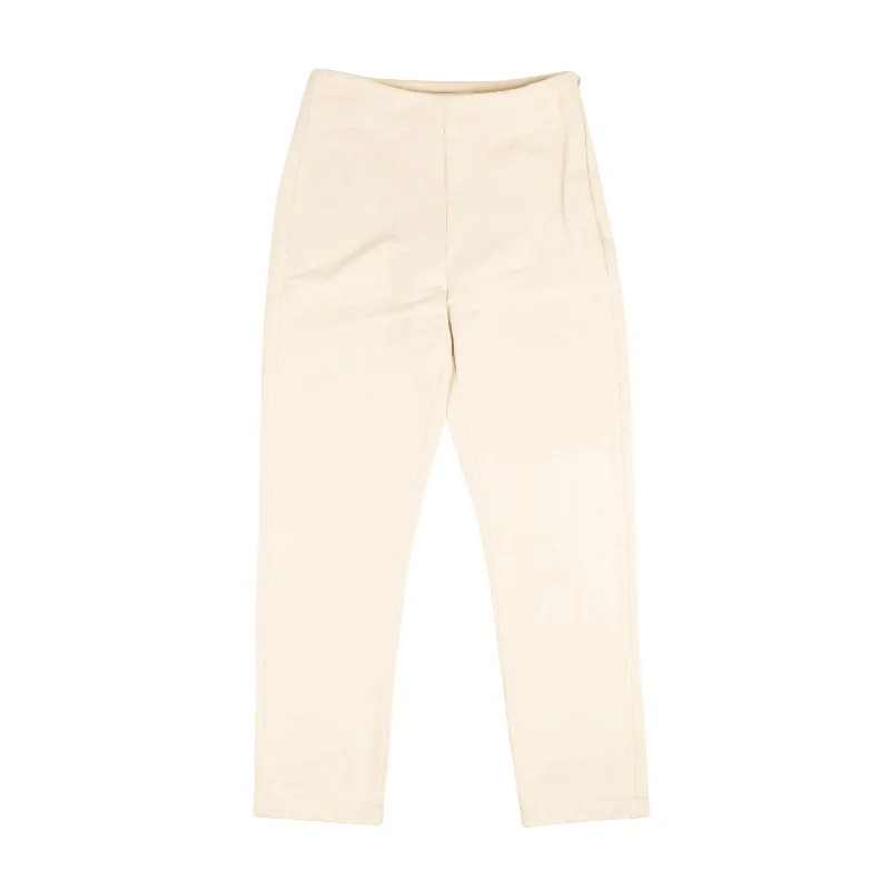 A.P.C Side Zipper Cotton Sweatpants - Beige