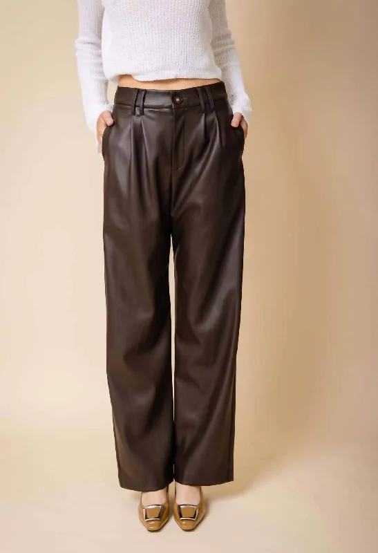 Finn Trouser In Brown