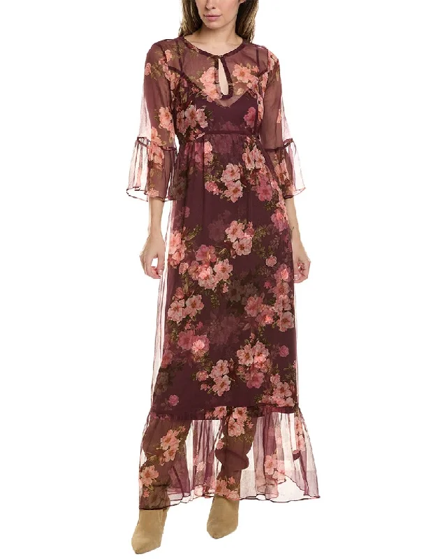 Johnny Was Winonna Silk Maxi Dress