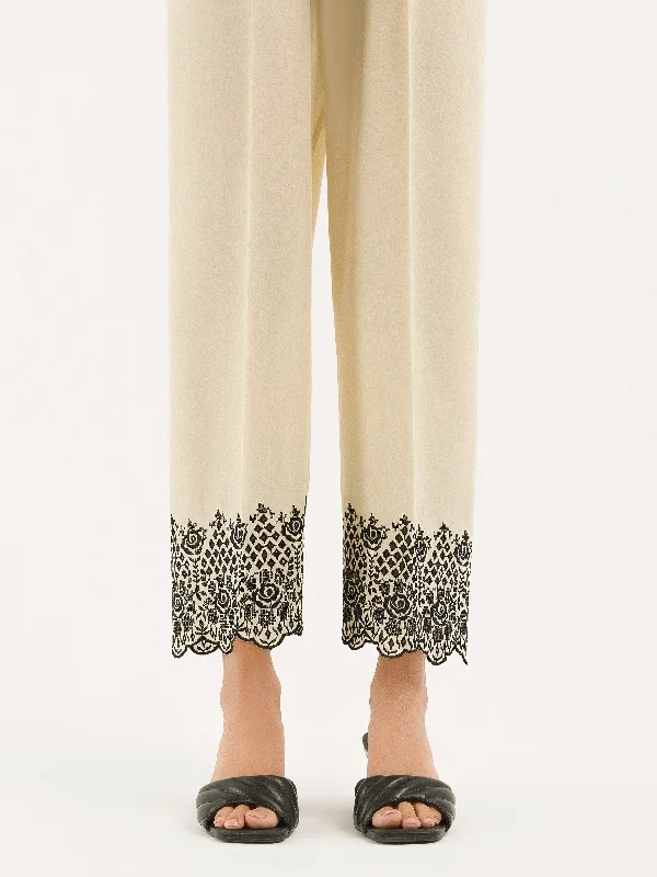 Embroidered Cambric Trouser(Pret)